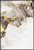 Pintura Marrón Beige Derecha Real Oro Póster